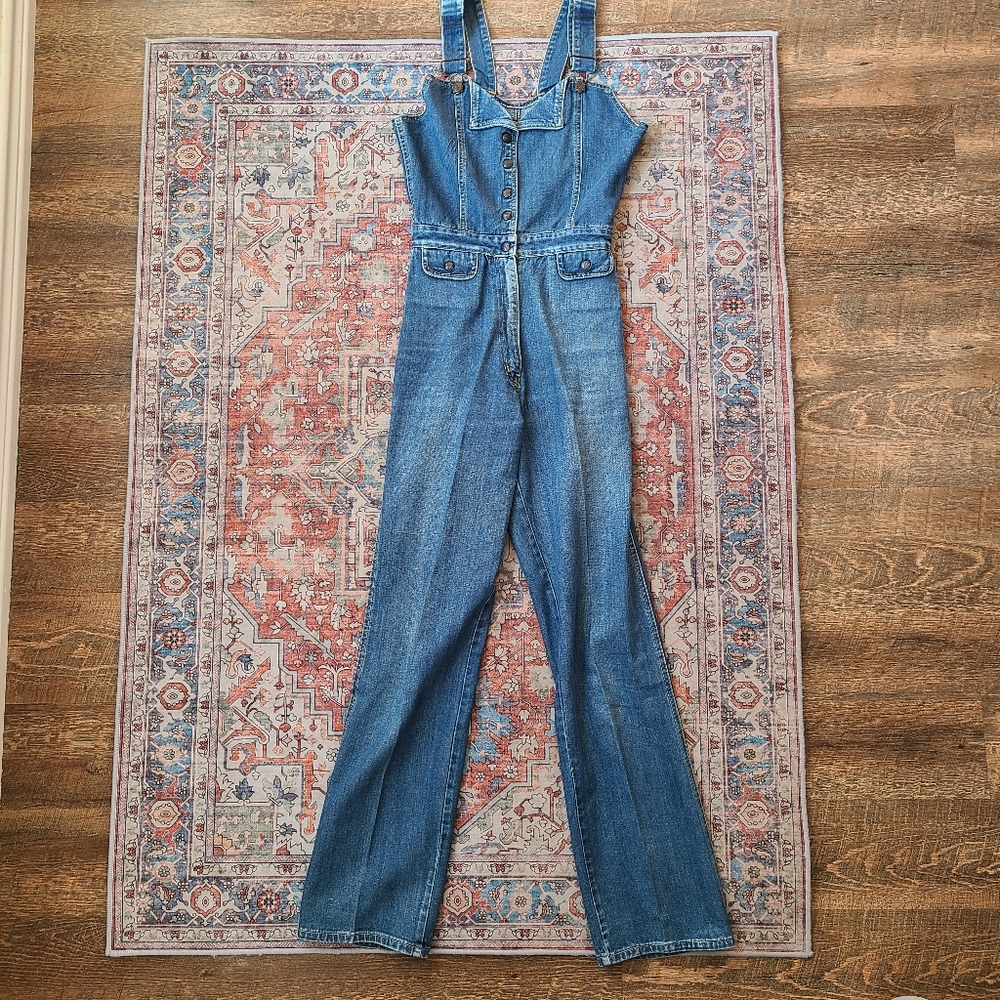Vintage 70s Frederick's of Hollywood Sexy Denim Overalls